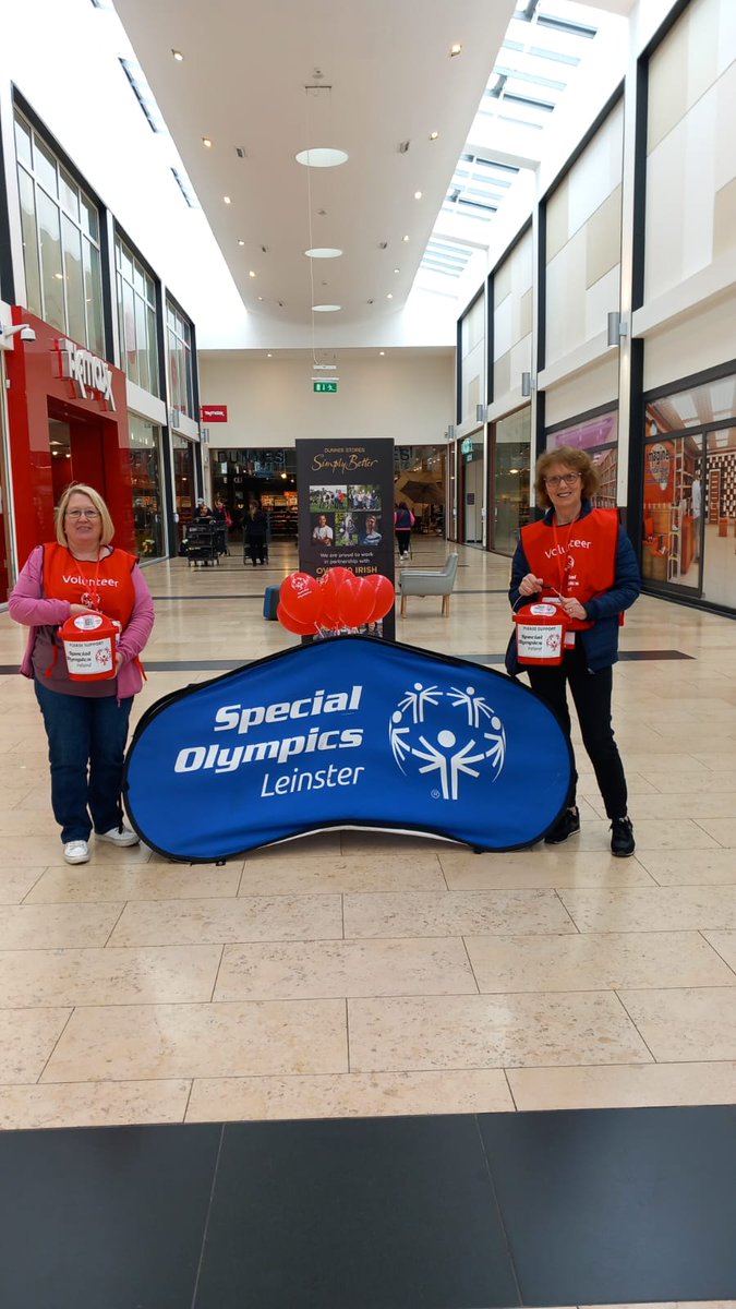 Thanks to Annette and Mary who are busy collecting in the Kyle Centre Portlaoise! 🙌