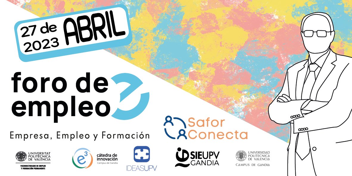 Foro E Campus de Gandía 2023

El jueve 27 de Abril se celebrará el Foro de Empleo del campus de Gandía, el punto de encuentro donde empresas, estudiantes y titulados comparten ideas y proyectos.

Más info: upv.es/contenidos/PEP…

<a href="/upvsie/">SIE UPV</a>

@DAEPSG

<a href="/UPVCampusGandia/">Campus de Gandia | UPV</a>