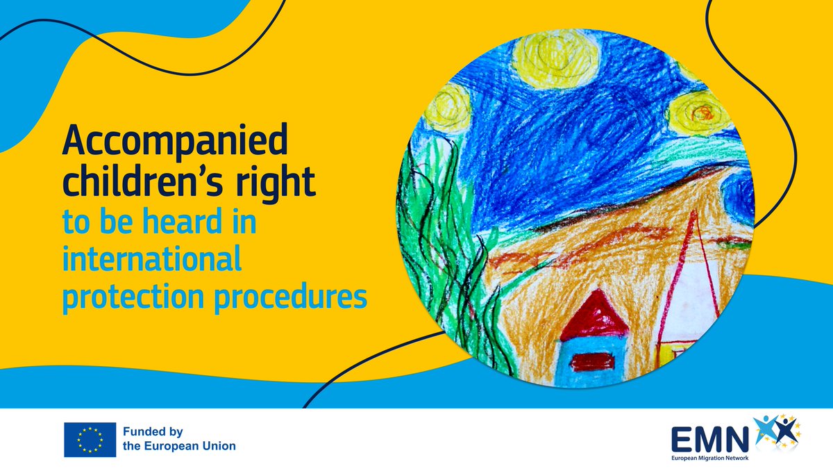 EMNMigration's tweet photo. 📢 New #EMNMigrationinform provides an overview on the right of accompanied #children to be heard in international #protectionprocedures.
Read about EMN Member Countries + Norway’s 👉https://t.co/PPj5aYajeG
🟩Best practices
🟩Challenges
🟩Lessons learned https://t.co/NtPIXMSSz7