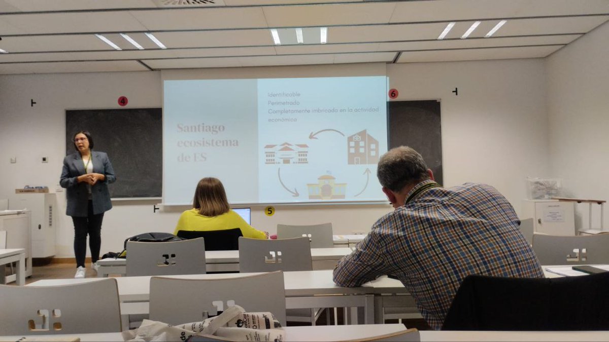 Seguimos no #XIXCongresoCIRIEC nos obradoiros sobre 'O ApS como ferramenta para o achegamento do alumnado universitario na Economía Social' e 'O impacto da crisis socieconómica da Covid-19 no ecosistemas do ES: o caso de Santiago de Compostela'