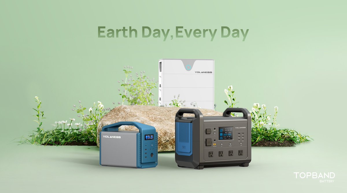 TBattery's tweet photo. Happy Earth Day 🌎
Let's all do our part to protect our beautiful planet!🌿 https://t.co/w7cMY6z65d