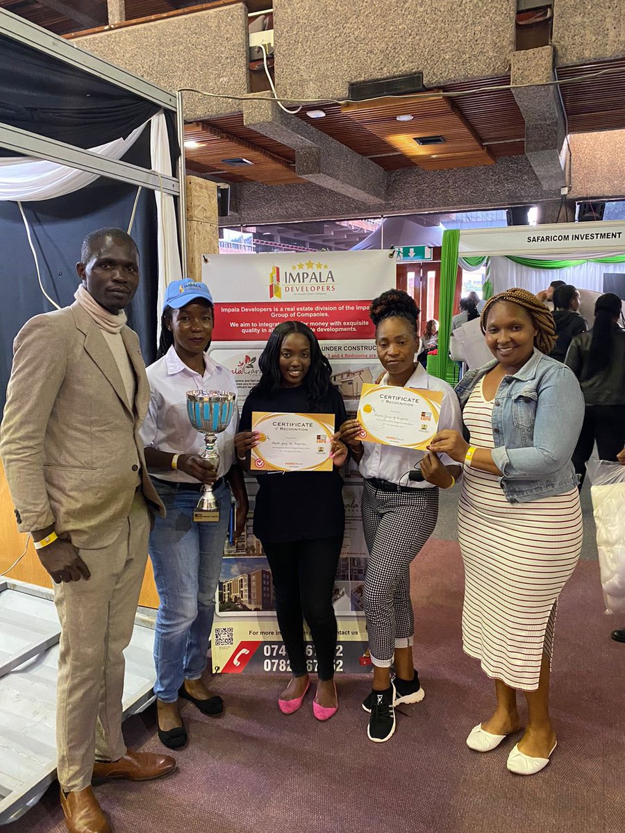 satya_hello's tweet photo. Congratulations Team Impala Glass for   the Best Stall award @ Home Expo Nairobi Kenya https://t.co/32whpKKtuy