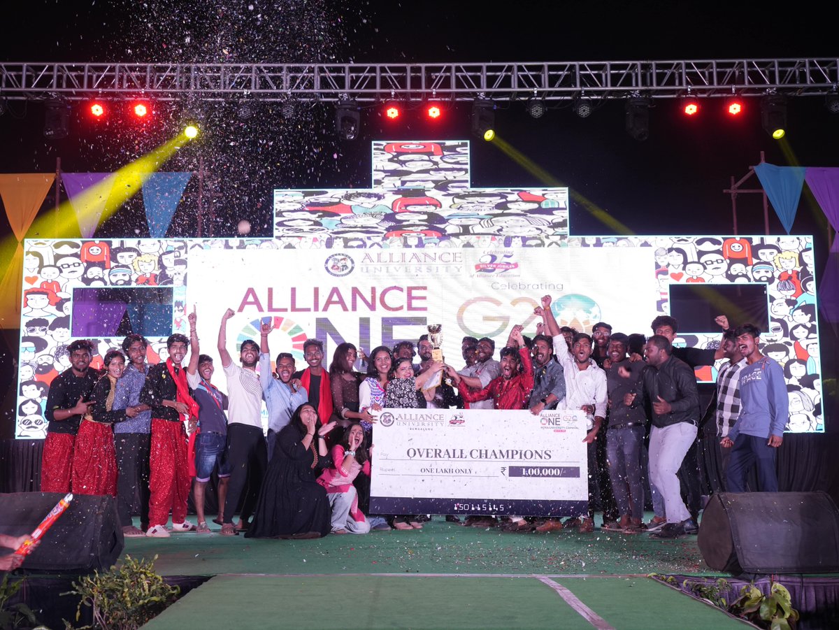 AllianceUniOfcl's tweet photo. Alliance ONE carnival at Alliance University had dance as last of the events, celebrating unity and diversity. Dr. Indu K Murthy, Guest of Honour for Alliance ONE praised the efforts by students.
@NITIAayog @moesgoi
#AllianceOne #AllianceUniversity #bengaluru #SDG #G20 https://t.co/9i4EsJ8Gx4