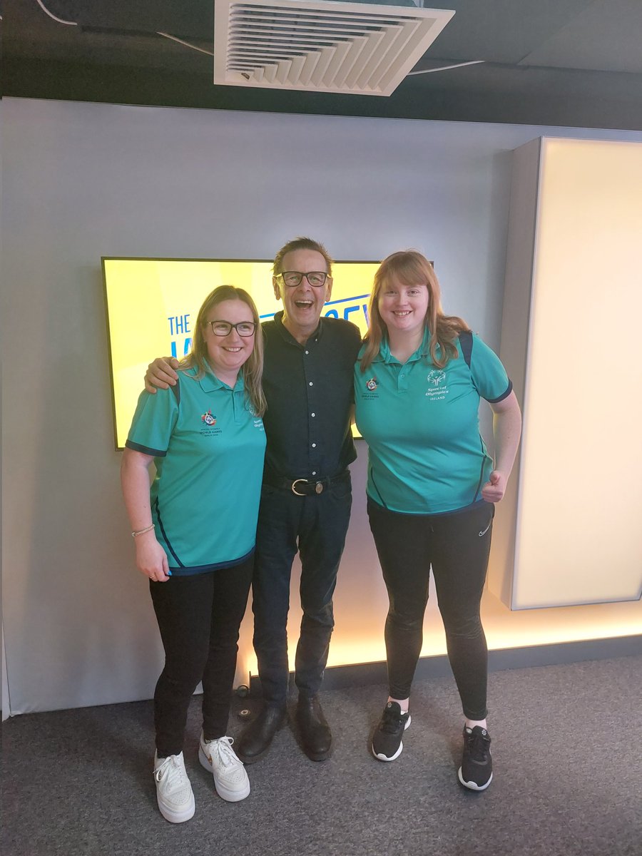 What an amazing morning with <a href="/TodayFM/">Today FM 💛</a>.

Emma and Anita have a future in radio we think, <a href="/IanDempsey/">Ian Dempsey</a> maybe we could have you on as a guest some time!?

Donate to #specialolympicsirelandcollectionday2023 by visiting specialolympics.ie or revolut!