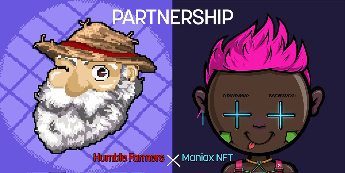 ManiaxNFT ๐ช๐บ SoldOut ๐ช๐ฟ (@maniaxnft) on Twitter photo We're happy to share being partner with dear <a href="/humblefarmerss/">Humble Farmers DAO๐จโ๐พ</a>! ๐ฝ๐จโ๐พ
They are <a href="/smolmints/">smolmints</a> project, they'll be launch on APRIL 28. #AvaxNftSzn
Let's celebrate with $avax and WLs GA to our community!
โป๏ธRetweet and follow both <a href="/humblefarmerss/">Humble Farmers DAO๐จโ๐พ</a> and <a href="/maniaxnft/">ManiaxNFT ๐ช๐บ SoldOut ๐ช๐ฟ</a>
โณ48H We're happy to share being partner with dear <a href="/humblefarmerss/">Humble Farmers DAO๐จโ๐พ</a>! ๐ฝ๐จโ๐พ
They are <a href="/smolmints/">smolmints</a> project, they'll be launch on APRIL 28. #AvaxNftSzn
Let's celebrate with $avax and WLs GA to our community!
โป๏ธRetweet and follow both <a href="/humblefarmerss/">Humble Farmers DAO๐จโ๐พ</a> and <a href="/maniaxnft/">ManiaxNFT ๐ช๐บ SoldOut ๐ช๐ฟ</a>
โณ48H