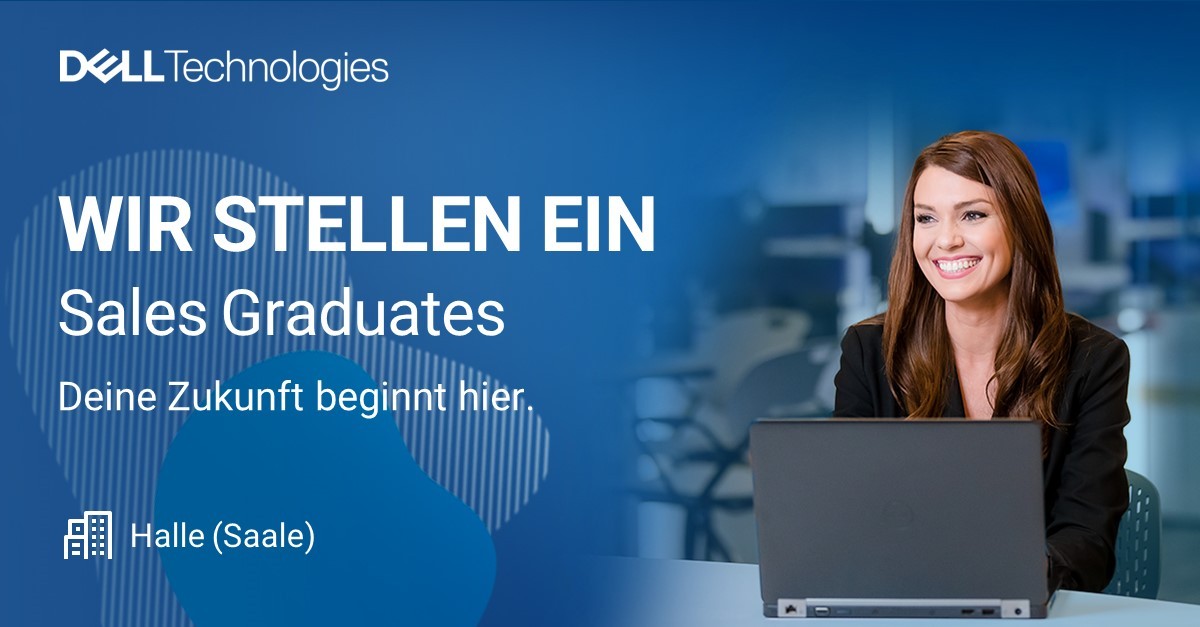 We are #hiring!
Du stehst kurz vor Abschluss deines Studiums und willst deine Karriere im #Sales starten?

Bewirb dich jetzt direkt: dell.to/3nLeTe7
#iwork4dell #wearehiring #sales #delltechnologies #karriere #zukunft #iworkforprogress #berufseinstieg #firstjob #graduate