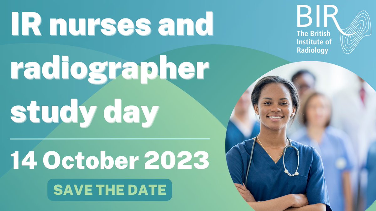 Calling all interventional radiology nurses, cardiology nurses, student nurses and general nurses as well as medical students and radiographers interested in interventional radiology! Join us for the 2023 IR nurses and radiographer study day! bit.ly/nsd20231 <a href="/BIR_YPAT/">BIR YPAT</a>