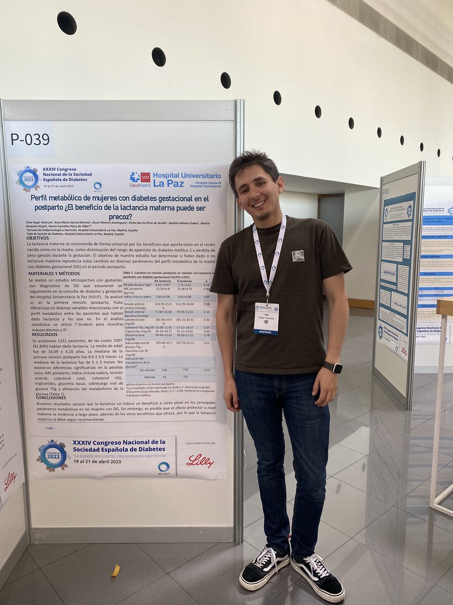 La lactancia materna no estuvo relacionada con un beneficio precoz en el perfil metabólico. Sin embargo, es una práctica que se debe seguir recomendando por sus beneficios a largo plazo y en el recién nacido #SED2023 #HULP