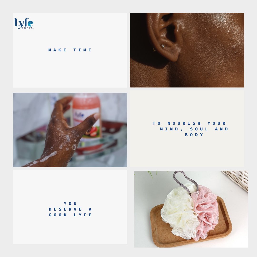 lyfesoaps's tweet photo. Daily self-care begins with the mindset that you are in control of your own life, and that power should never be relinquished.
Love you...
You deserve a good Lyfe
#lyfesoaps https://t.co/Bb2uL1xl6I