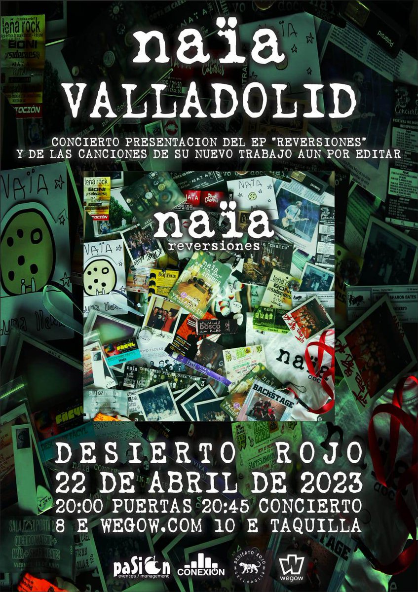 naiaespacio's tweet photo. Quedan unas poquitas entradas para el Soldout de este sábado en @desiertorojobar , donde  estaremos presentando nuestro último EP ReversioneS
@pasioneventos @Conexion_Spain @wegowES 
https://t.co/Da59TJHAia https://t.co/cW1J35AU6W