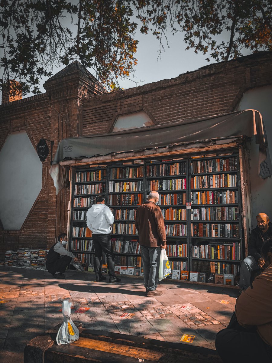 Love the combination of old and new in Tehran! This beautiful bookshelf against a backdrop of a traditional brick building captures the essence of the city's charm. 📚🏢 #Tehran #Iran #OldAndNew #CityCharm

📸Elifinatlasi