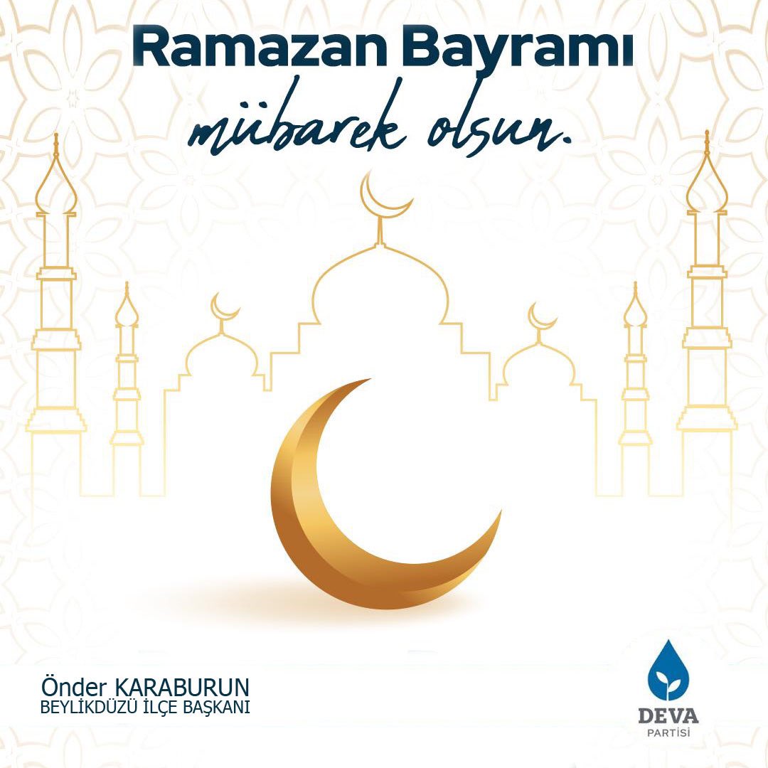 Hoşgörü, kardeşlik ve beraberlik ikliminin vesilesi olan #RamazanBayramımız mübarek olsun. 

<a href="/alibabacan/">Ali Babacan</a> <a href="/drerhanerol/">Dr. Erhan Erol</a> <a href="/onder_karaburun/">Önder Karaburun</a> <a href="/devapartisi/">DEVA Partisi</a> <a href="/istanbuldadeva/">DEVA Partisi İstanbul</a>