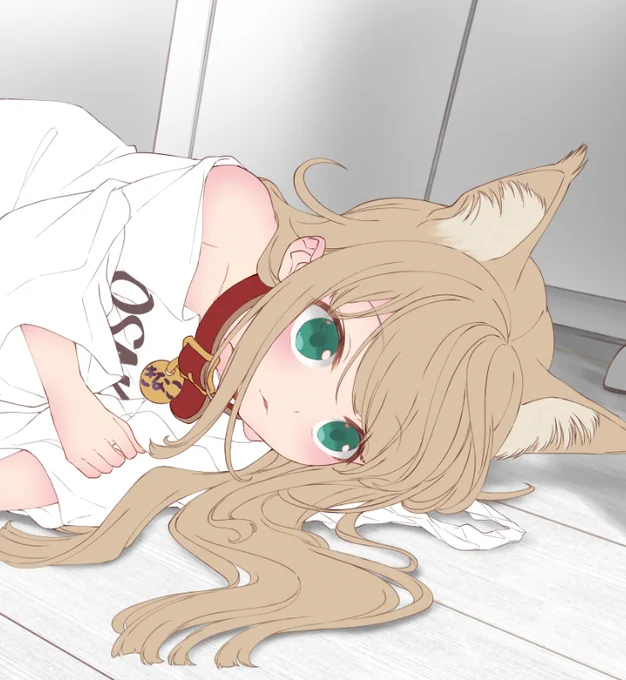 きなこ描いてるよ 
