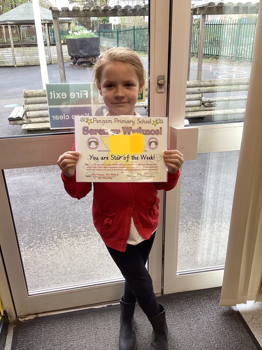Congratulations to our Seren yr Wythnos 🌟 You have worked hard to redraft and up level your responses to a range of comprehension questions to our current study of the Welsh Myth ‘Peredur, the Monster and the Serpent of the Cairn 🏴󠁧󠁢󠁷󠁬󠁳󠁿🗡🐍 Da iawn 😃👏🏼