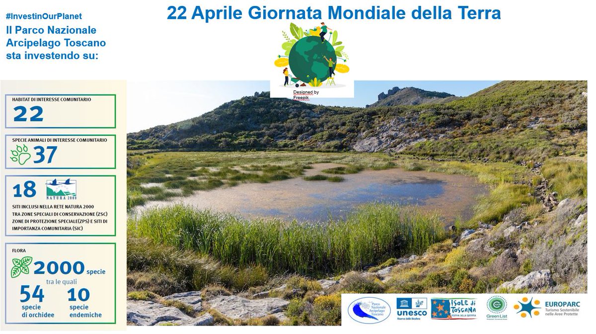 #giornatamondialedellaterra #WorldEarthDay  #InvestInOurPlanet Stiamo  investendo nella natura delle #isoletoscane