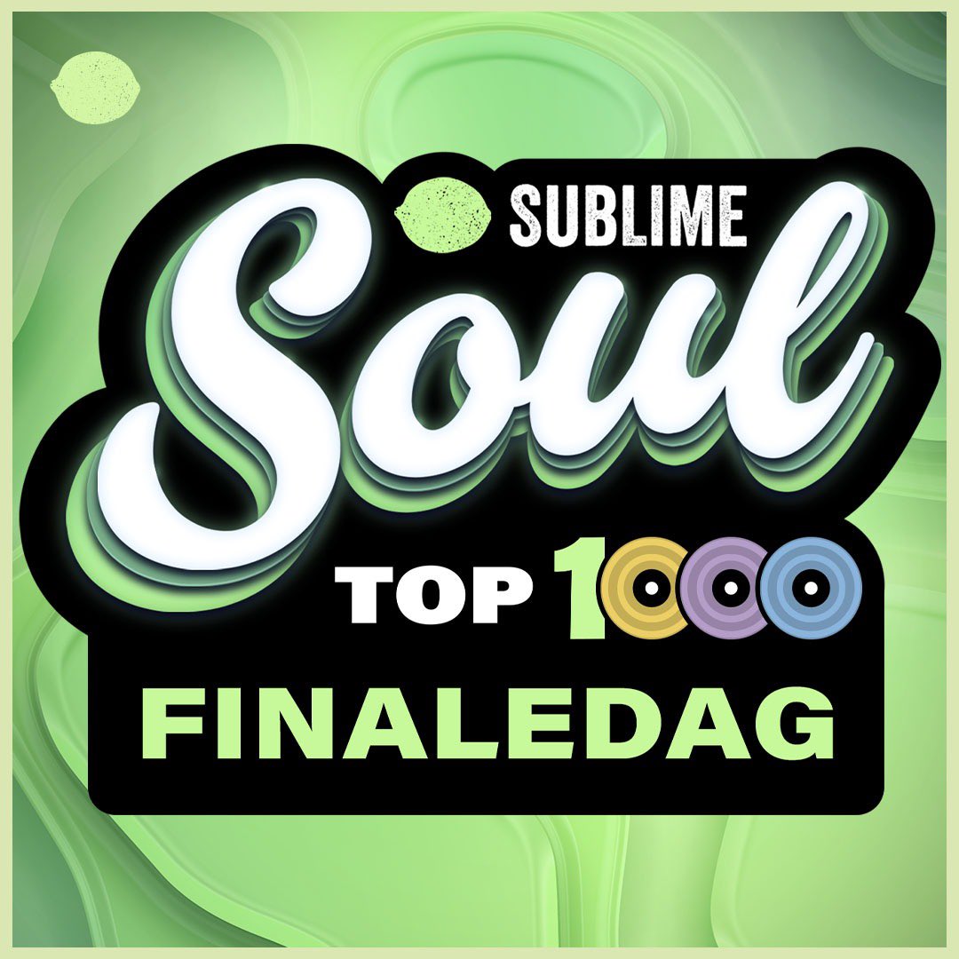 De finaledag van de Sublime Soul Top 1000 is in volle gang!
Benieuwd waar jouw favoriete nummers zijn beland?
Bekijk hier de complete lijst en geniet van de beste tracks van jouw soul helden.
Tune in en luister mee!

lnkd.in/eyBfF4tQ