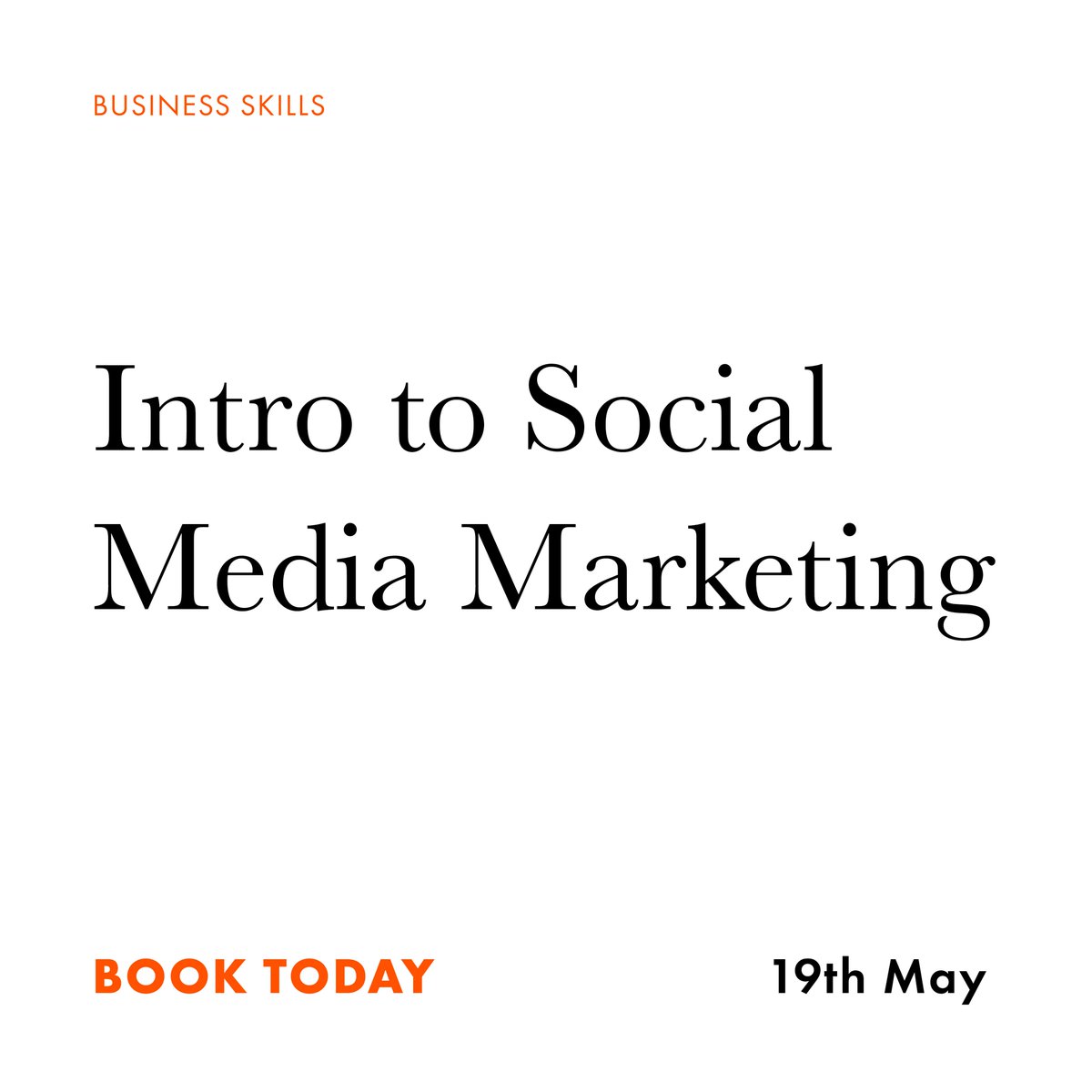 Join us for our Intro to Social Media Marketing Supercharger where you will learn the fundamentals of social media marketing 

📍CityPark Glasgow 
📅 19th May 2023
⌚️10-1pm
💰 £199 + vat 
➡️Book now learnwithtigers.co.uk/course/intro-t…

#InspiringPotential