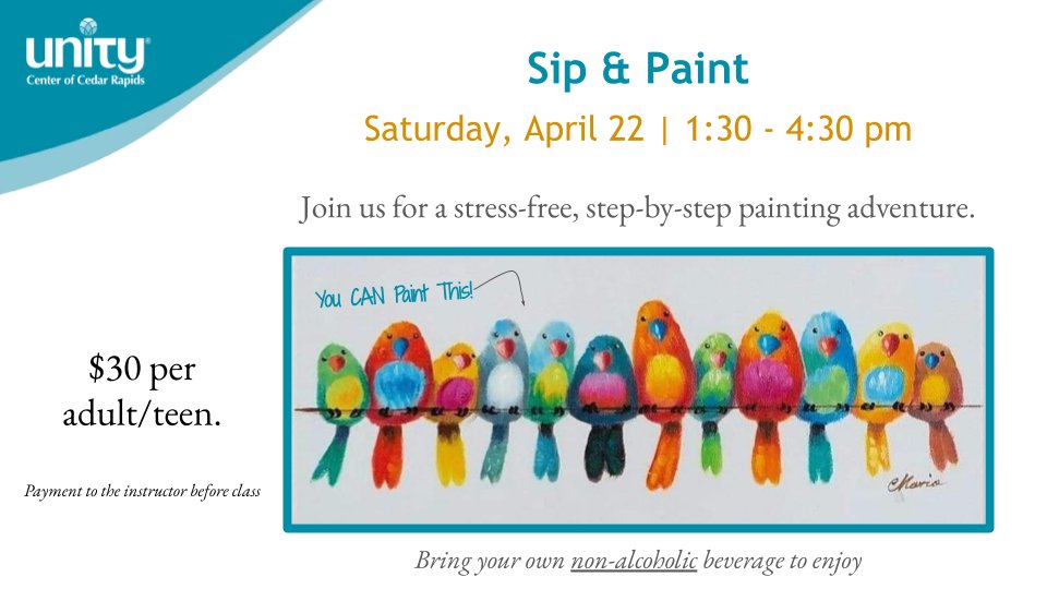 UnityofCR's tweet image. "Peace and All Good" Join Rev Debra for a celebration of creation and your place in it! - mailchi.mp/unitycr/peace-… #spiritual #PositivePath #OnlineChurch #NewThought