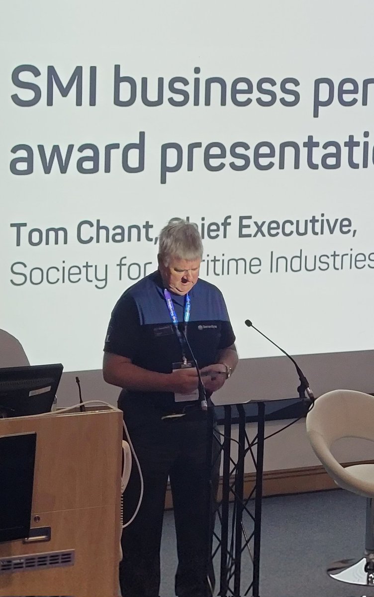 It was a busy <a href="/OceanBusiness/">OCEAN EXPRES BUSINESS LOGISTICS SARL</a> this week full of highlights but this was the biggest. Seeing my colleague <a href="/geraintwest/">Geraint West</a> awarded <a href="/SocMaritimeInd/">Society of Maritime Industries</a> Business Person of the yr. I've work with Geraint for 20 yrs, across 2 orgs and he's one of our industries most deserving of recognition