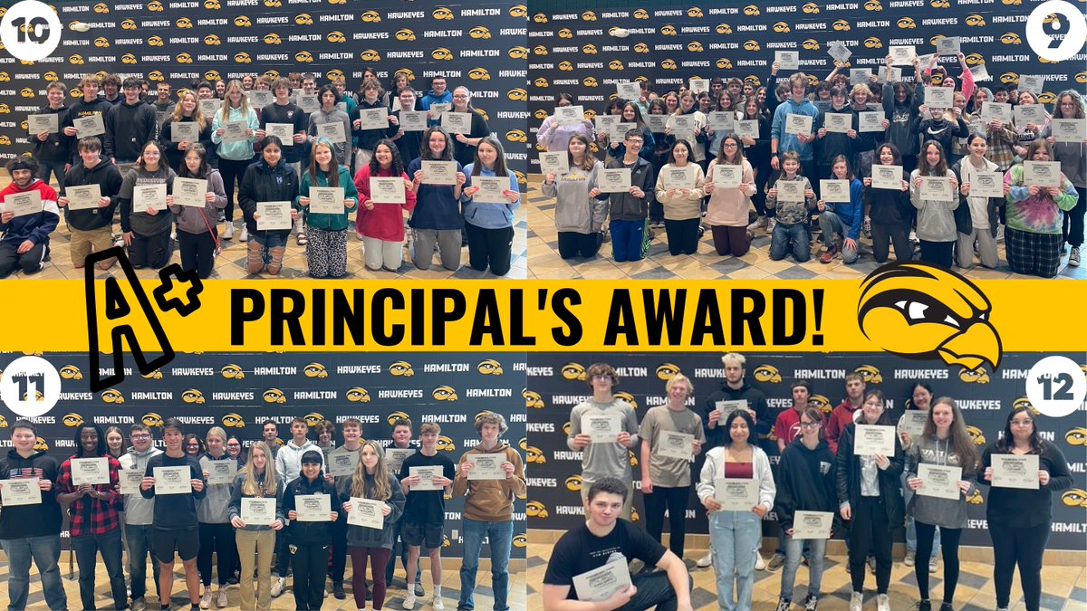 HamiltonSchools's tweet photo. Congratulations to all of these outstanding Hamilton High School students on achieving academic excellence in Trimester 2 of the 2022-23 school year! 👏🎉
Keep up the great work, Hawkeyes! 😎
#EachWillThrive https://t.co/6yoJFxkczK