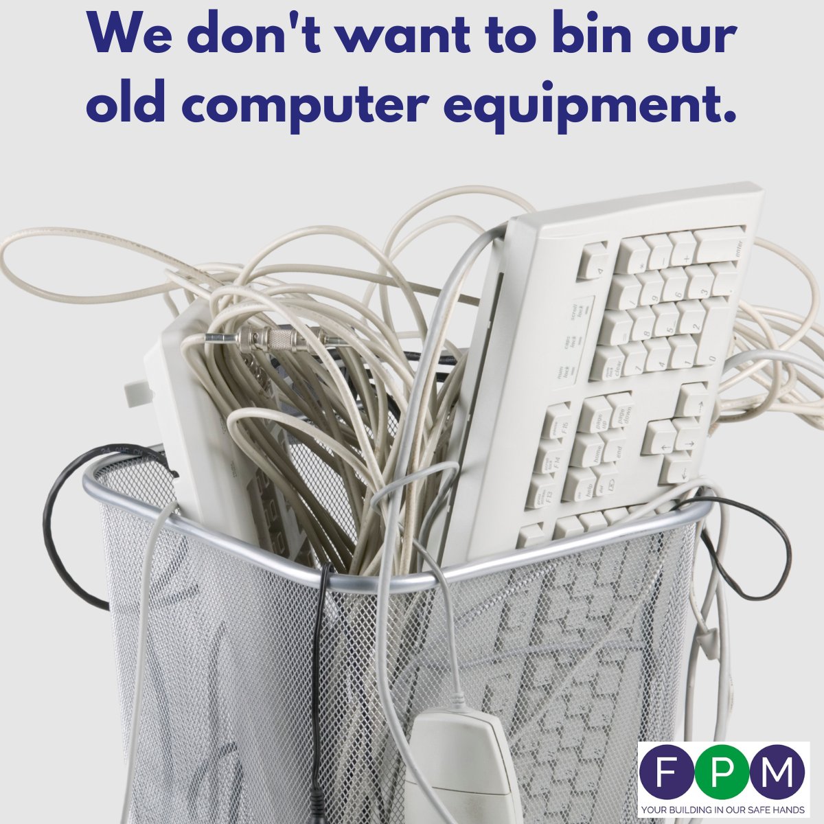 Can you help? 💻🖨⌨🖱

Following an upgrade of our computer system, we have some computer equipment we no longer need.

Do you know of any charities local to Coventry that would be interested in printers, monitors, keyboards and desktop computers?

Many thanks.