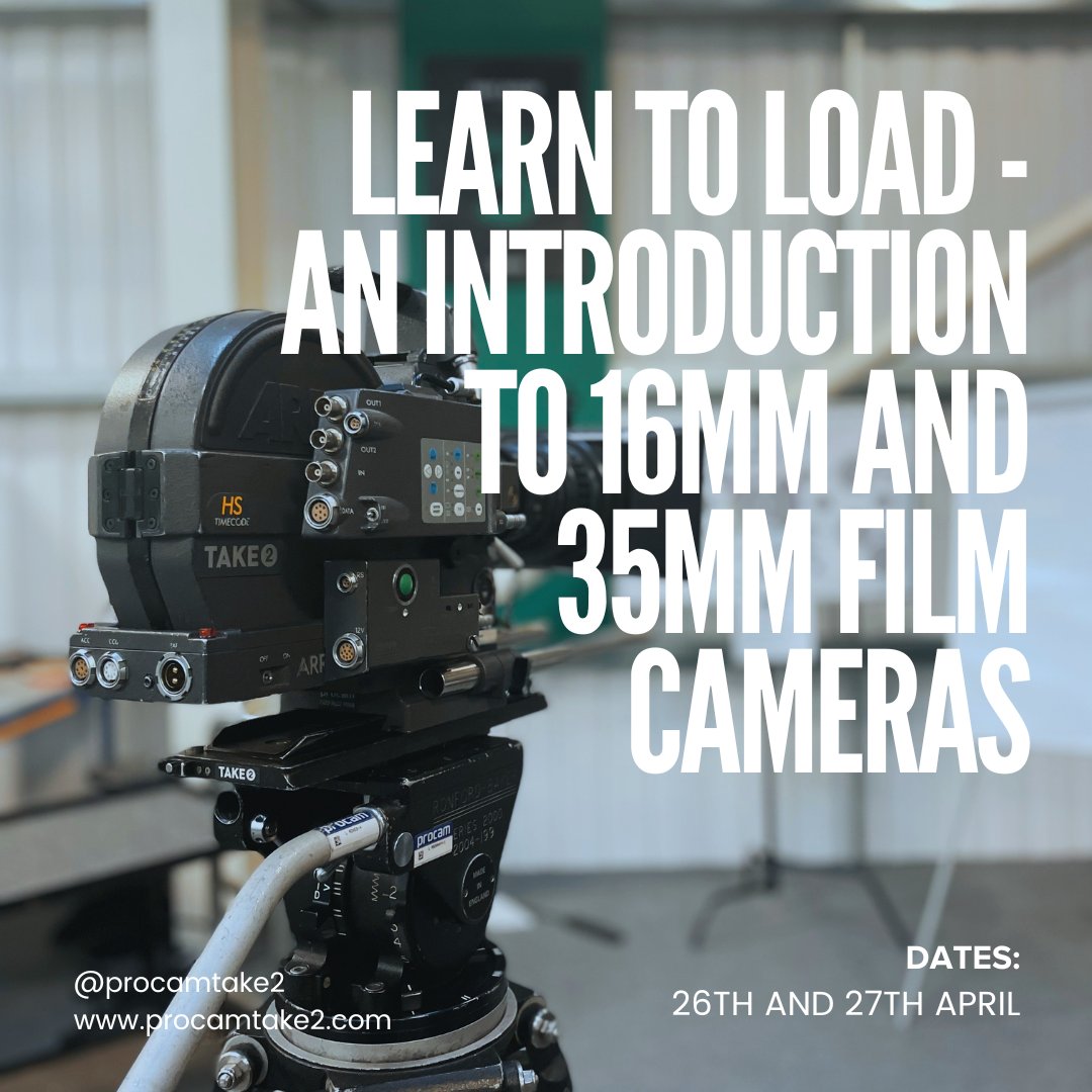 GTC_TV's tweet photo. GTC Sponsors @ProcamTake2 are running an intensive 2 day film loading workshop on the 26th - 27th April.
Find the full details and register for the workshop at https://t.co/YreE3BzNzq
#cameracrew #cameradept #cameraprofessionals #camerarental #cameratrainee #arri https://t.co/5EEKb9Dgdo