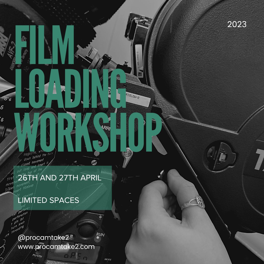 GTC_TV's tweet photo. GTC Sponsors @ProcamTake2 are running an intensive 2 day film loading workshop on the 26th - 27th April.
Find the full details and register for the workshop at https://t.co/YreE3BzNzq
#cameracrew #cameradept #cameraprofessionals #camerarental #cameratrainee #arri https://t.co/5EEKb9Dgdo