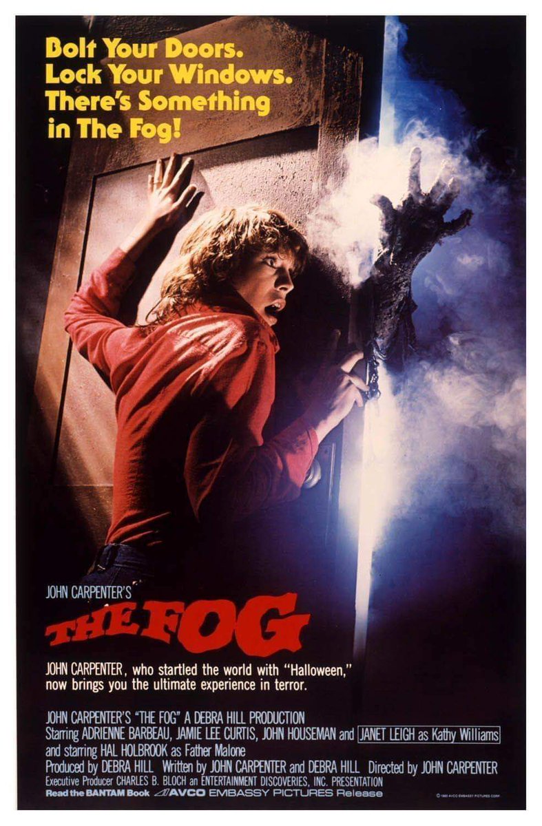 ClockworkUncle's tweet photo. Midnight, April 21st 1880...the clipper ship "The Elizabeth Dane" crashes and sinks off the shore of Antonio Bay.
100 years later, the Captain and crew are still mad about it.
From @TheHorrorMaster (John Carpenter) comes THE FOG!
What else are you gonna watch today?
#Fog #horror https://t.co/t000CsSm2j