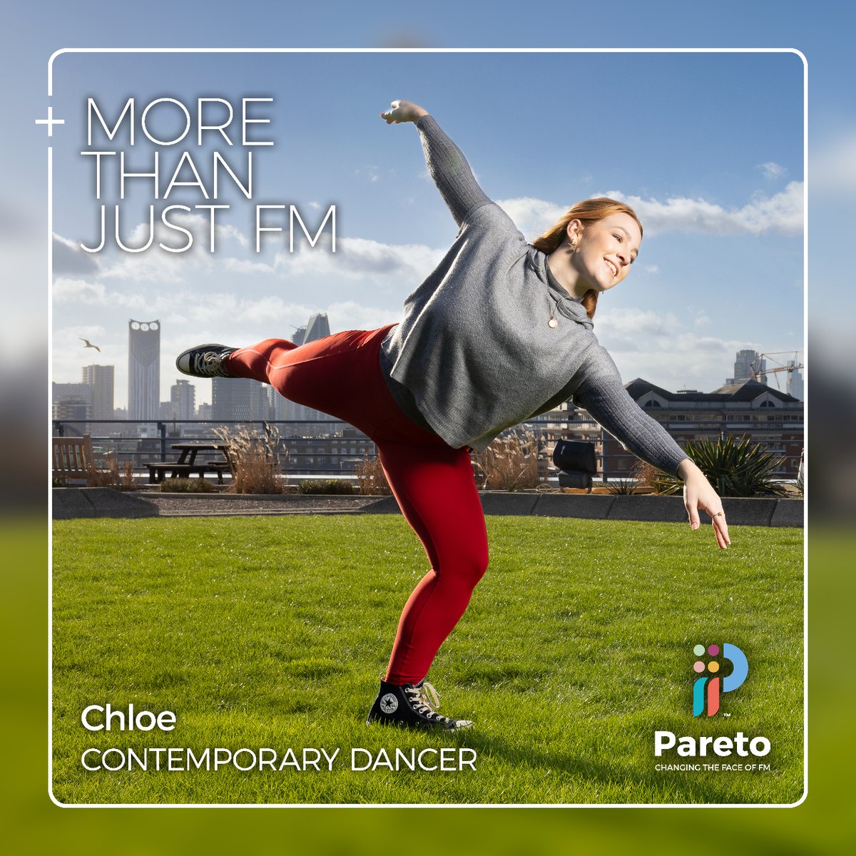 ParetoFM's tweet photo. Introducing Chloe. Contemporary Dancer
In the third edition of this photo series, we continue to capture exactly that, people's passions outside of FM in the place they love most.
This is Pareto. This is more than just FM.

#ParetoPeople
#ChangingTheFaceofFM
#MoreThanJustFM https://t.co/T2CICbje9p