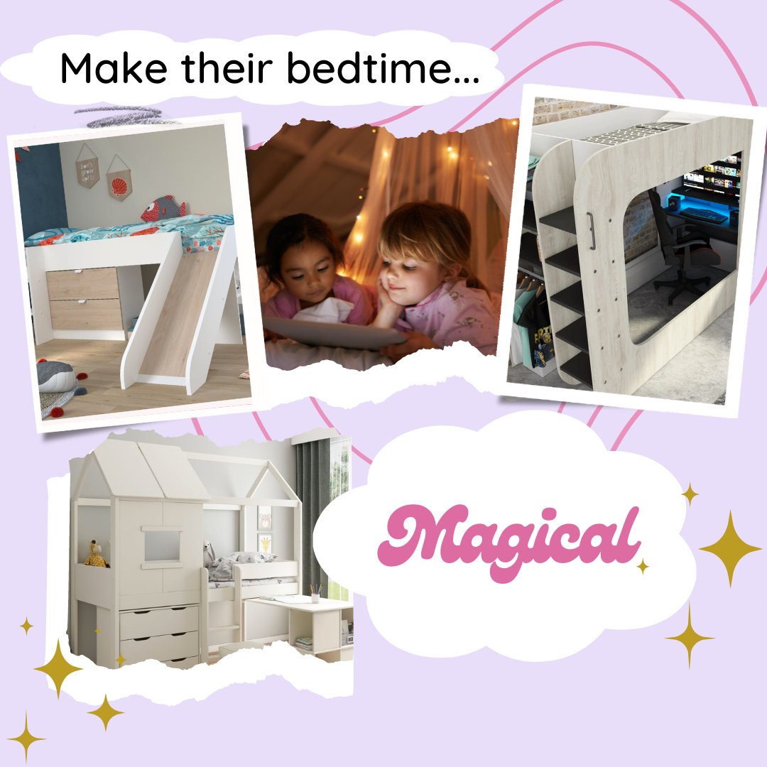 Ready to make your child's dreams come true? Shop our selection of magical kids beds and watch their imagination soar 🚀 ✨ familywindow.co.uk

#familywindowuk #kidsbed #furniture #kidsroom #kidsroomdecor #gamingsetup #mummyblogger