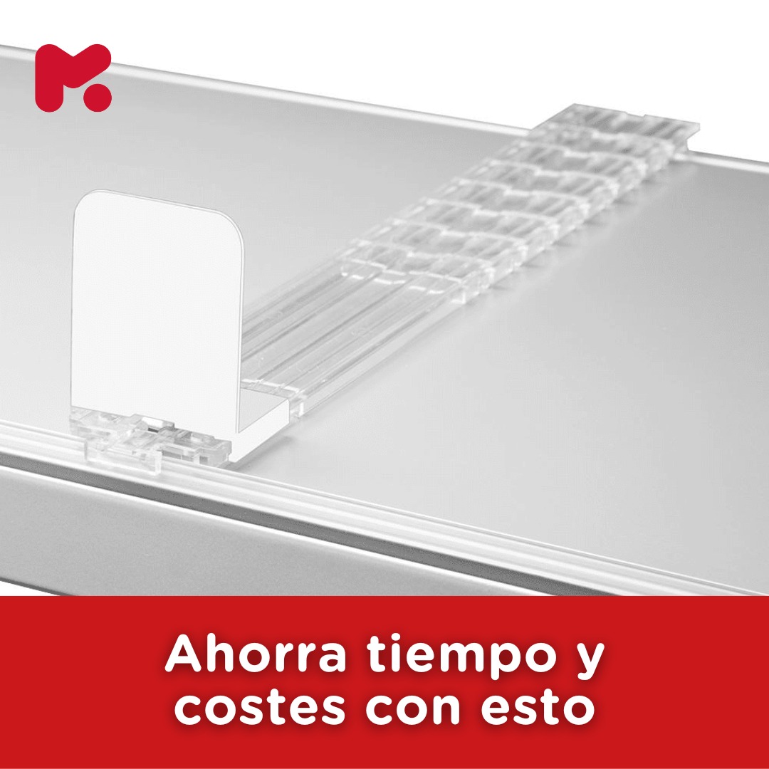 🎯 Un elemento simple pero efectivo que te ayuda a maximizar el espacio de exposición y a aumentar la visibilidad de lo que vendes.

Estamos hablando de los empujadores de producto (pushers).

misueretail.com/categoria-prod…