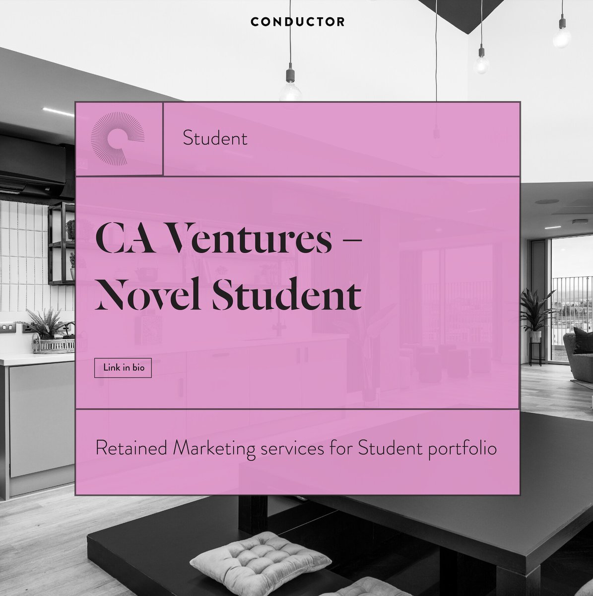 ConductorLondon's tweet photo. When CA Venture's Senior VP of Sales &amp; Marketing went on maternity leave in 2022, Conductor said, "Challenge accepted!" From managing campaigns to launching marketing suites, we were the driving force behind a successful lease-up. 🚀

#marketing   #realestate #student #community https://t.co/AH9kWp4NqX