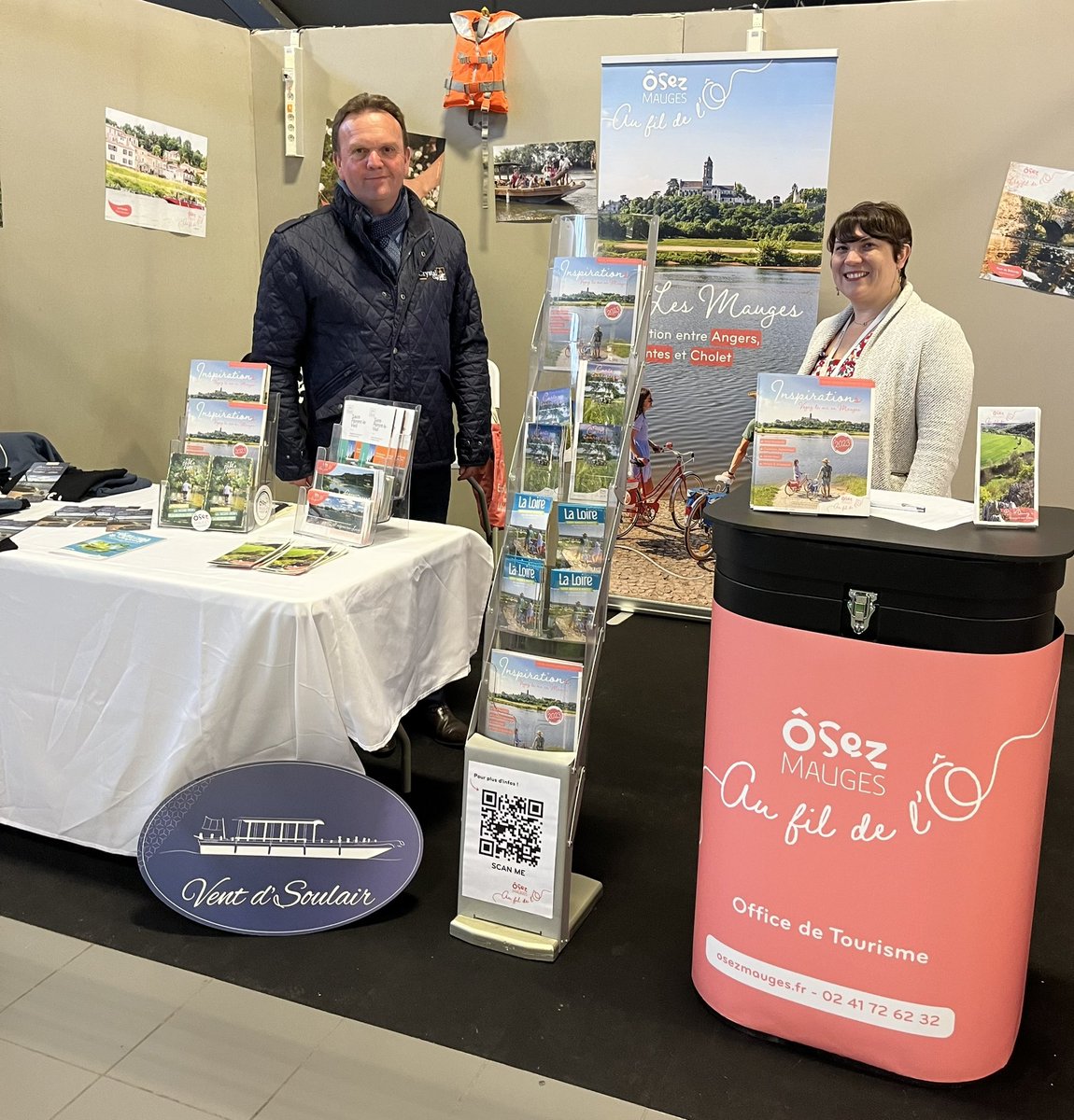 Journée à la Foire <a href="/Angers/">Ville d'Angers</a> pour promouvoir l’Hippodrome du Lion d’Angers <a href="/coursesdulion/">Hippodrome du Lion d’Angers</a> et son grand rendez-vous de l’Anjou Loire Challenge du 18 mai ET le territoire de @osezmauges