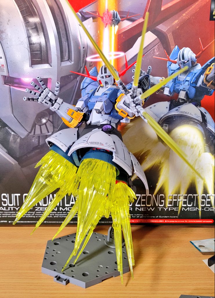 hhnafigure2's tweet photo. 一先ず完成👏👏👏！！
パチ組み予定だったものが墨入れ&amp;トップコートでだいぶ変わりました！個人的には大満足(^-^)作ってて楽しい機体だったし✨！ https://t.co/vMQbyClwA2