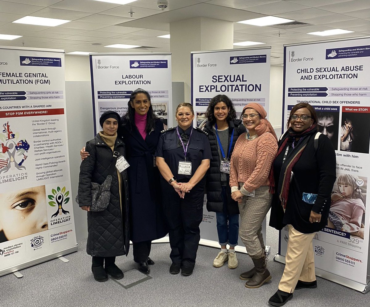 Dawson_Cornwell's tweet photo. Last week our Senior Associate, Shabina Begum was at Heathrow Airport participating in #OperationLimelight which is a multi-agency safeguarding operation at the UK border responding to female genital mutilation (FGM), forced marriage and other harmful cultural practices. https://t.co/PdRyPANHMt