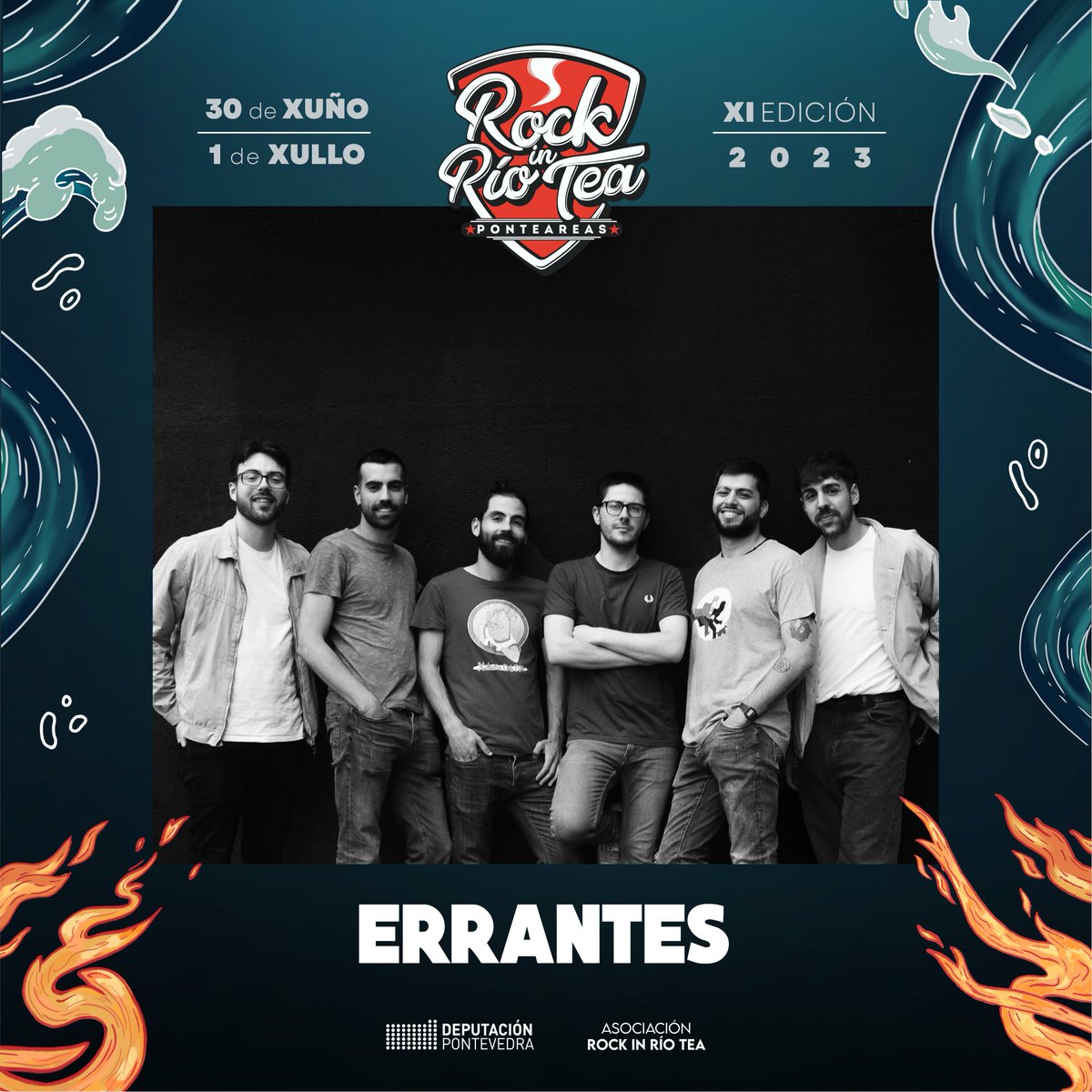 RockinRioTea's tweet photo. ERRANTES ÚNESE AO CARTEL DO ROCK IN RIO TEA 2023 https://t.co/8QcvJ0YmeG