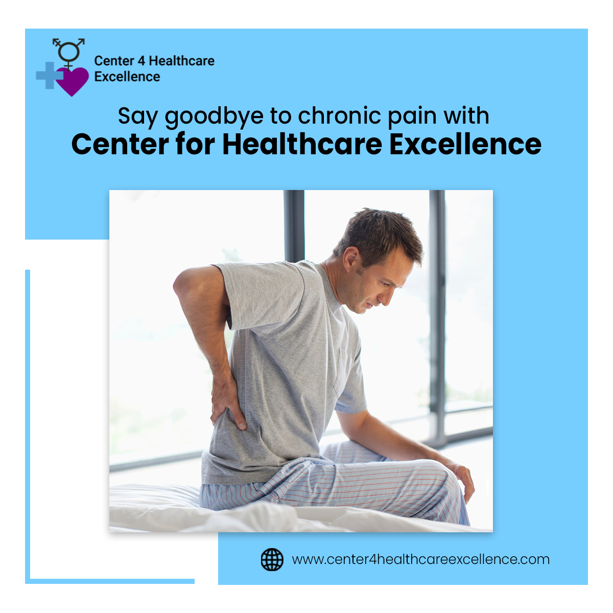 HealthCenter365's tweet photo. Say goodbye to chronic pain with Center for Healthcare Excellence

We believe in a personalized approach to #pain management. We take the time to understand your unique pain experience and develop a #treatment  plan that addresses your specific needs.

https://t.co/wrDbzDKjMS https://t.co/Qjtw22qHWT