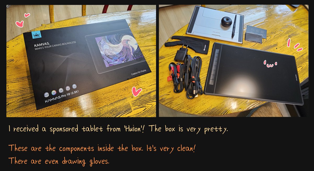 HuionEspanol's tweet photo. 🤩#HuionArtista & #HuionKamvaspro
😆Gracias a @waternaeng por mostrarnos su workspace
️🖌️Herramienta: Kamvas Pro 16 2.5K
👉Entra por el enlace abajo: https://t.co/pTil8HmBId
#huion #huiontableta #kamvaspro #workspace #artedigital #dibujodigital #lifeofart https://t.co/pd9dVflHS8