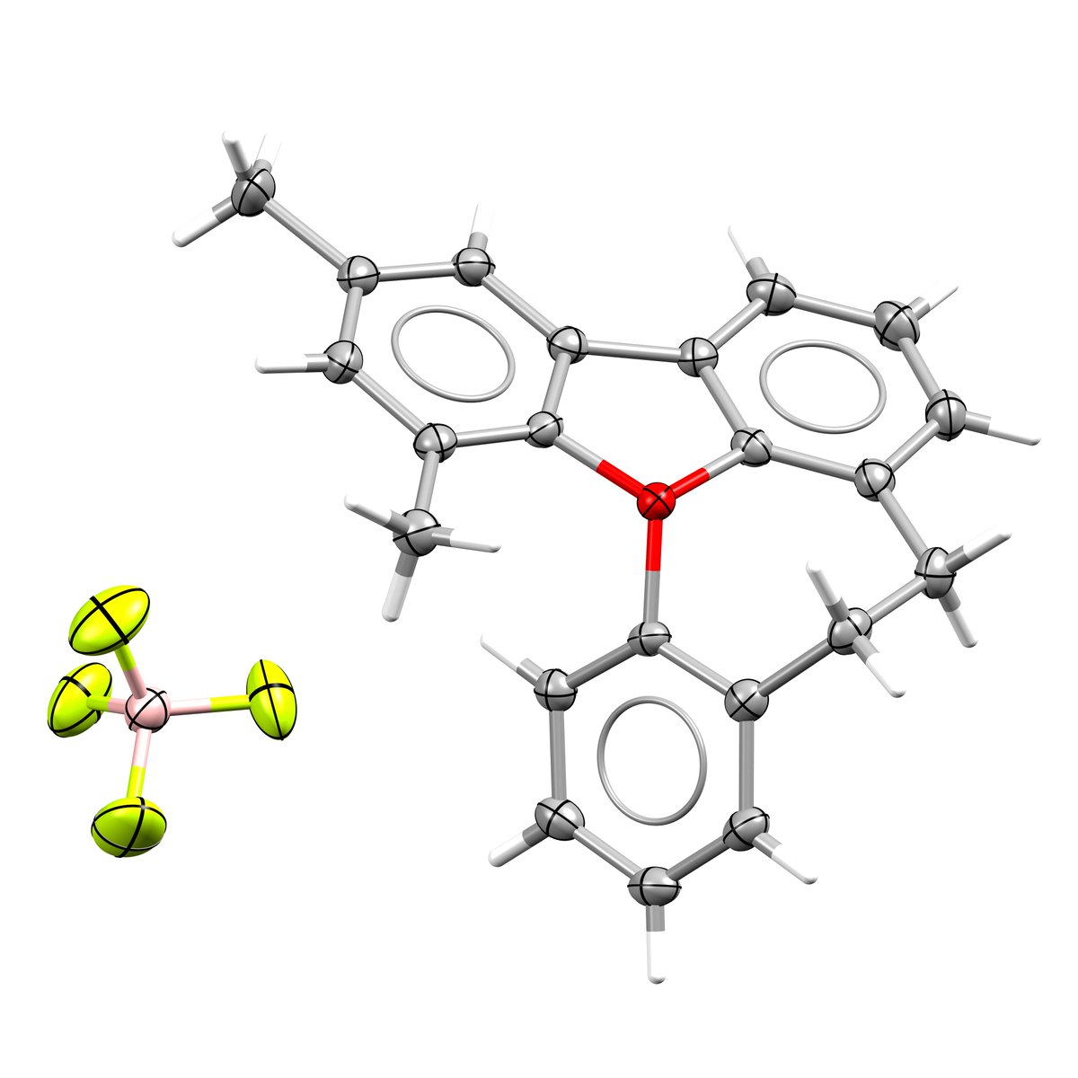 ccdc_cambridge's tweet image. From @MDSgroup_Oxford group and collaborators, configurationally stable chiral oxonium ions in which the O atom is the only stereogenic centre. This form was resolved from the racemic (CSD Entry HICBOO). #FeaturedStructureFriday

CSD Entry HICBUU
🔗hubs.ly/Q01MbVR-0