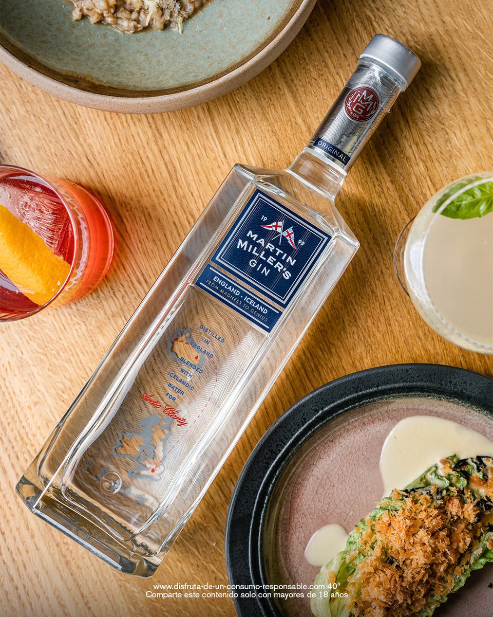 ¿Por qué no dejas fluir hoy tu creatividad?

Completa la frase: Maridaría mi Martin Miller´s Gin con…

#Foodpairing #Gastronomía #MartinMillersGin