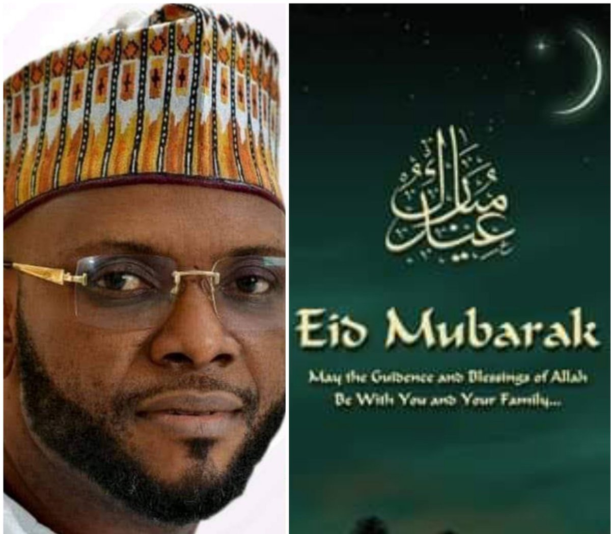 EngrAkak's tweet photo. EID-EL-FITRI CELEBRATION: ENGR. BEN AKAK REJOICES WITH MUSLIMS UMMAH ALL OVER THE WORLD, SAYS CELEBRATION A REMINDER OF THE NEED FOR NIGERIANS TO ASK ALLAH FOR FORGIVENESS, MERCY AND PEACE; AND A TIME TO CULTIVATE MORE THE ATTITUDE OF GIVING TO THE LESS PRIVILEGED. https://t.co/EHkzjxc4Cl