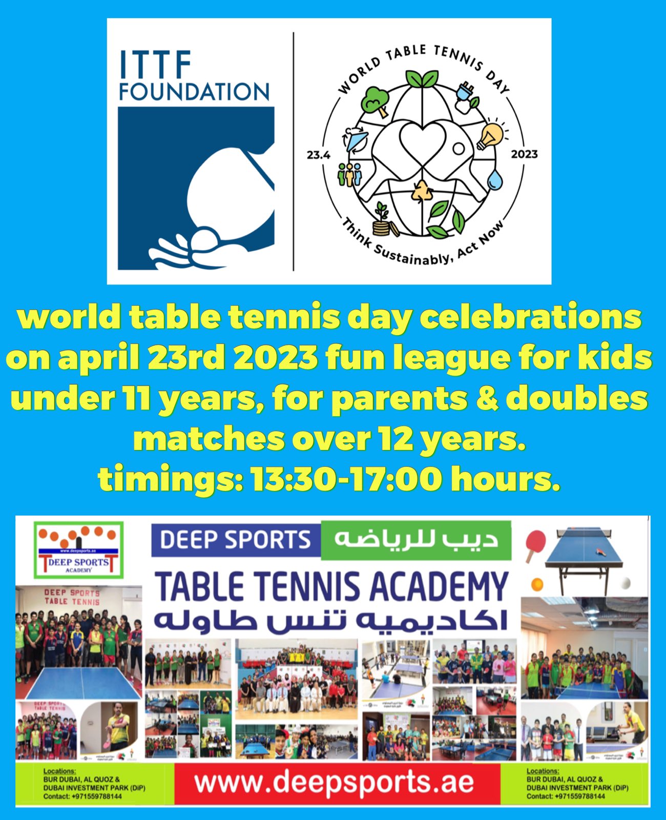 DEEP SPORTS TABLE TENNIS (dubaipingpong) / Twitter