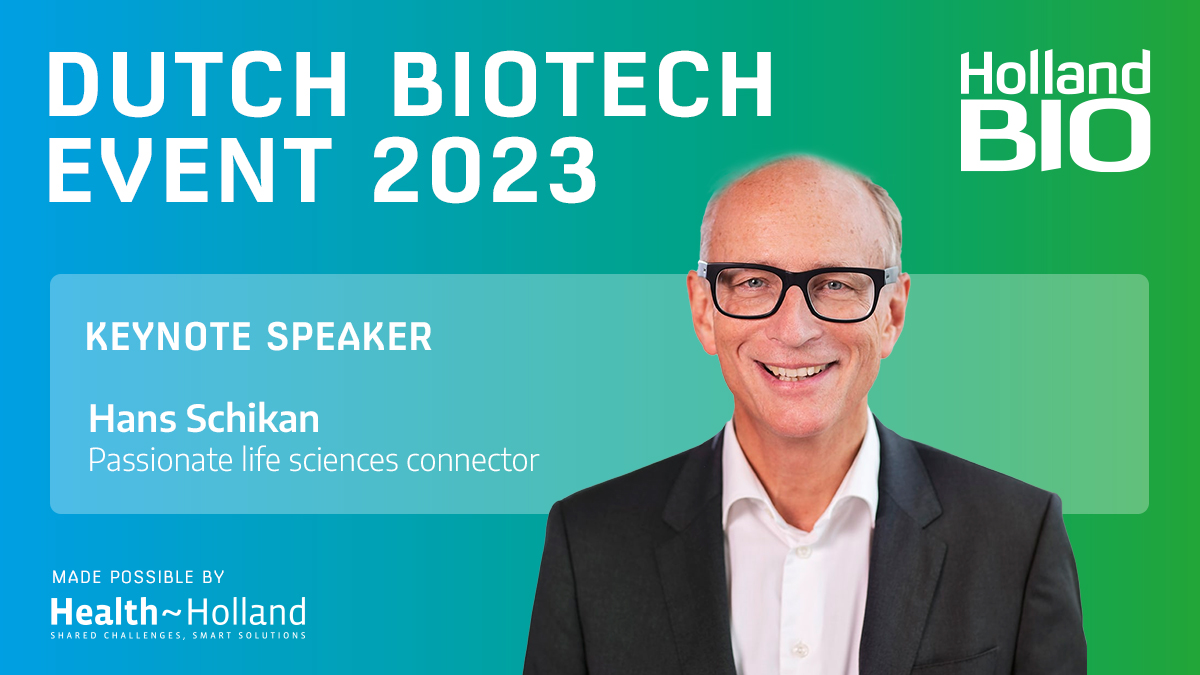 hollandbio's tweet photo. We are excited to announce the first #keynote of the Dutch Biotech Event!🌷 Hans Schikan will share his personal experience and passion in #lifesciences. What makes him tick, where does he find inspiration and what are his challenges? Join us on June 30th! https://t.co/jfnSzJhr0g https://t.co/5WN4vleQrw