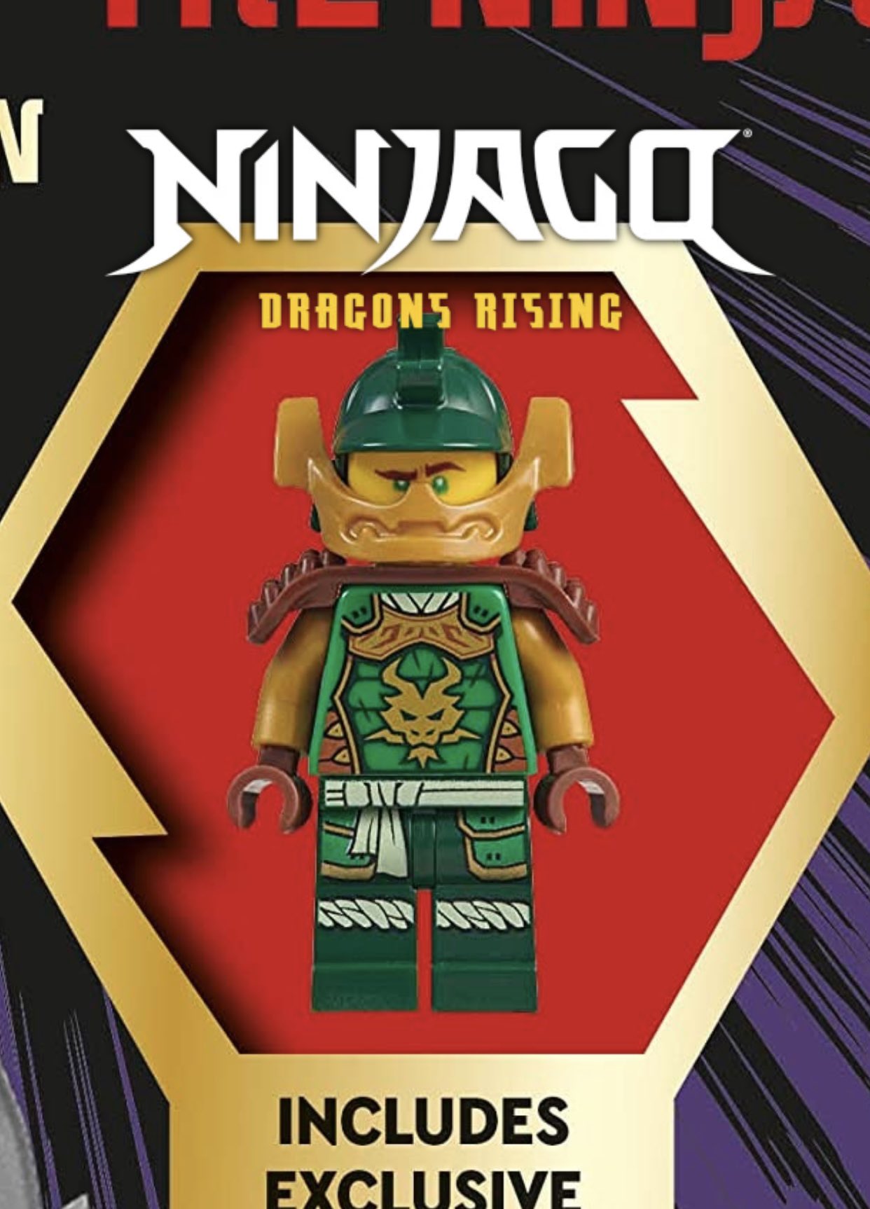 Ninjago dragon rising llyod Framed Print