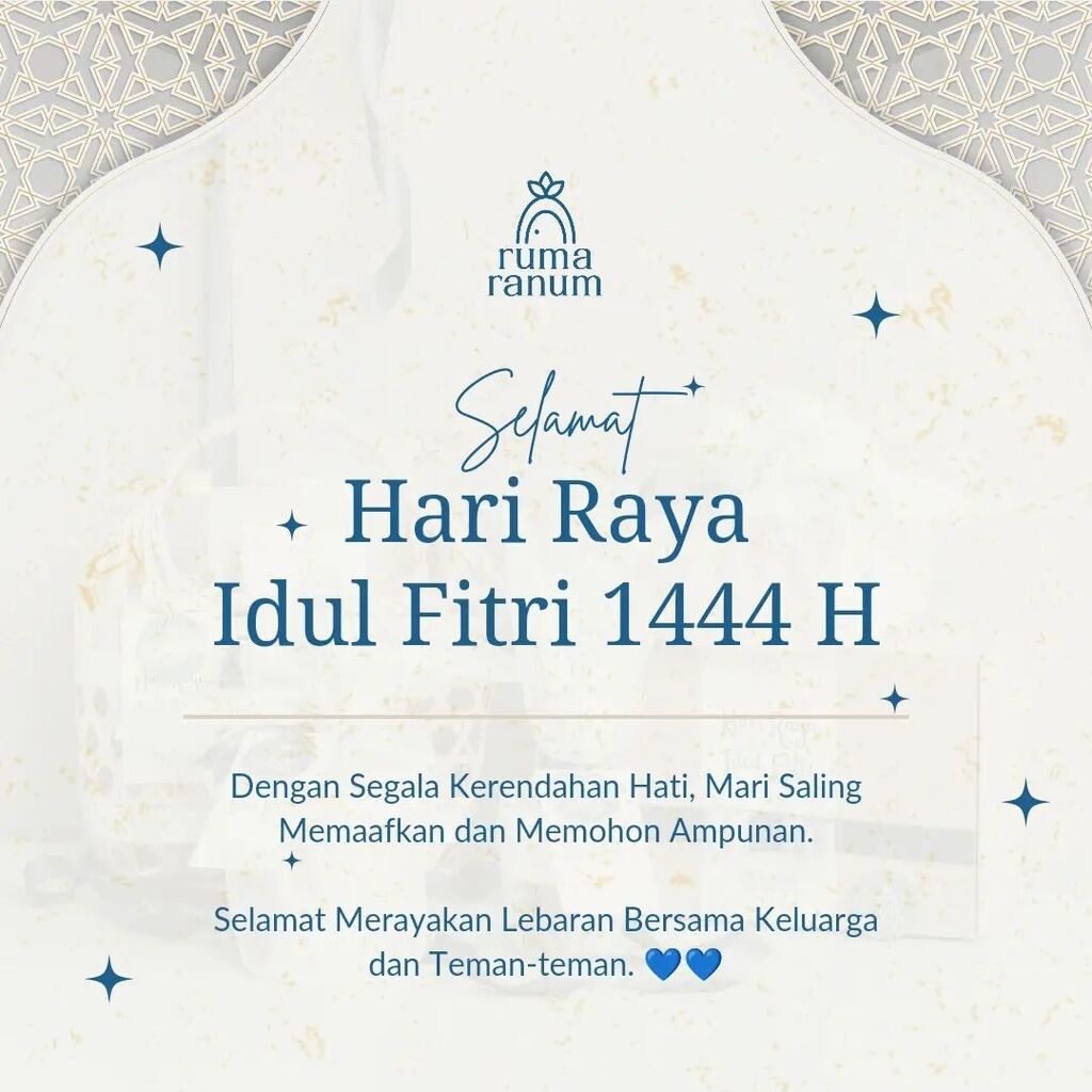 rumaranum's tweet photo. Selamat Hari Raya Idul Fitri, Teman Ranum 😊🤗💙💙 https://t.co/Y9qnnzw06A https://t.co/w4iytxiGNY