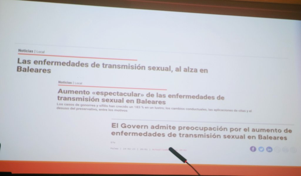 dragibert's tweet photo. El Dr. Rafael Campos nos explica el funcionamiento del #caits y la atención extrahospitalaria balear a las infecciones de transmisión sexual. Una ponencia fenomenal con muchas repercusiones para nuestro día a día. @seccontracepcion @HospitaldeInca @ginesonllatzer @ibsalut https://t.co/2SNeusqJHt