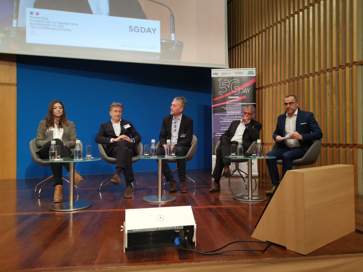 Troisième table ronde : les usages de la 5G pour les territoires intelligents.

#ZE5GDAY2023