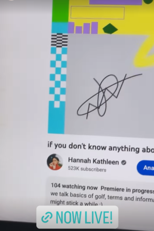 SolidHannahOFC's tweet photo. 04212023 | @hannahkathleenp
IG STORY  

“NOW LIVE!”  

📎: https://t.co/AygETATDDn

HANNAHs GolfVlog 
#HannahPangilinan #oHannah
@hannahkathleenp https://t.co/M40UCMRfit