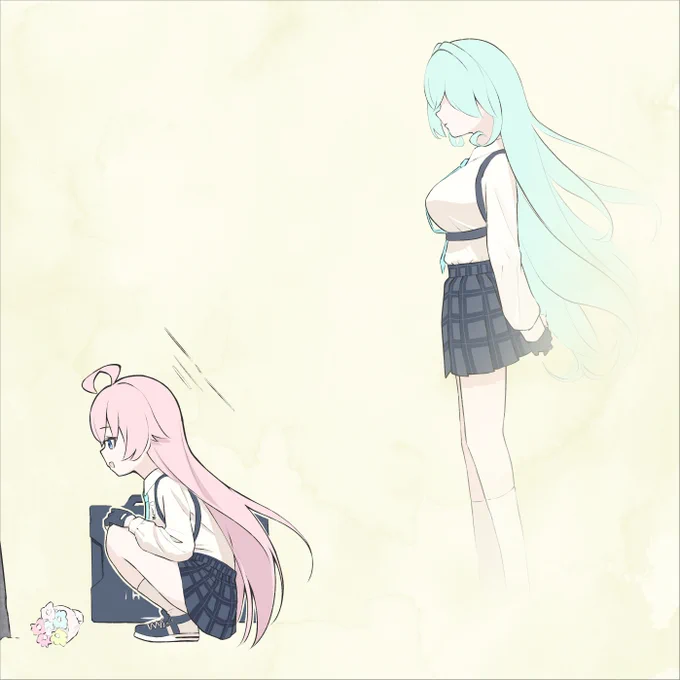 「先輩、ご無沙汰してます」#ブルアカ 