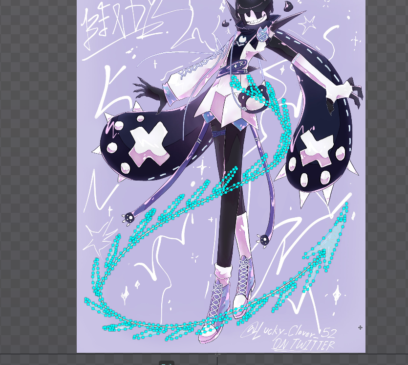 TiOfLiving's tweet photo. @Lucky_Clover_52 Here you were worried about a lot of accessories, but just look at how many dots are needed for such a tail. So you don't have to stress too much about the number of parts. It looks scary, but it really is https://t.co/44zndFLGTG